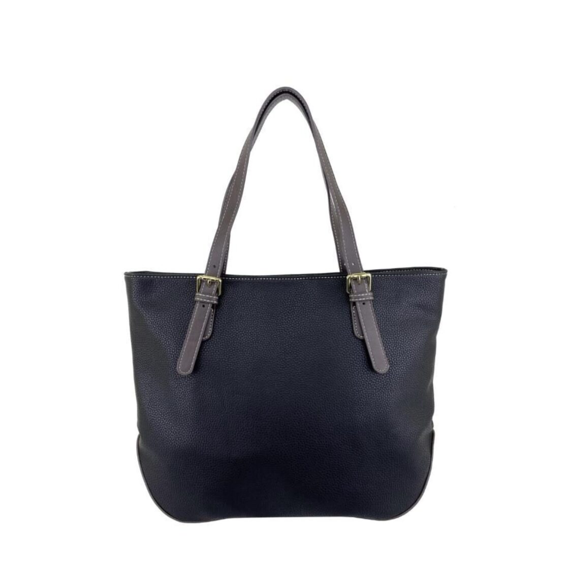 Mel&Co Pebbled Faux Leather Tote
