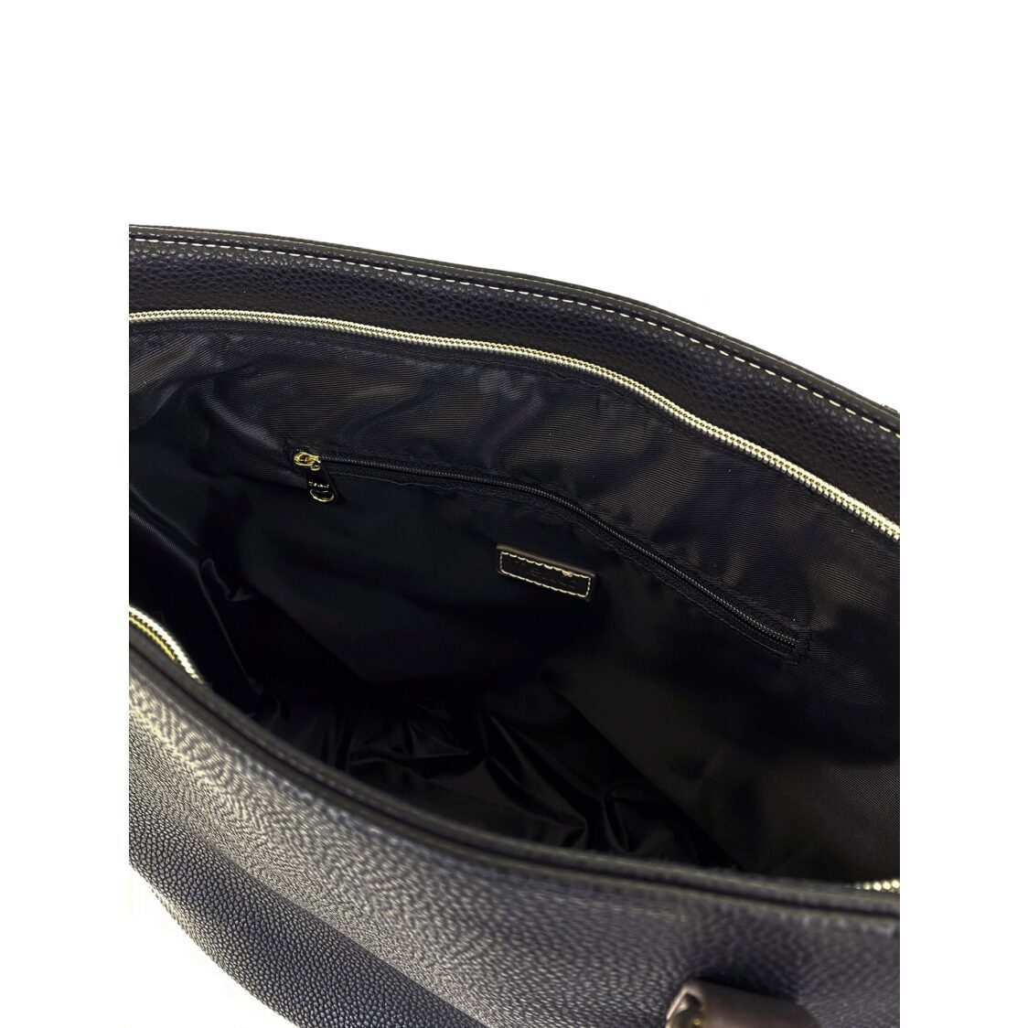 Mel&Co Pebbled Faux Leather Tote