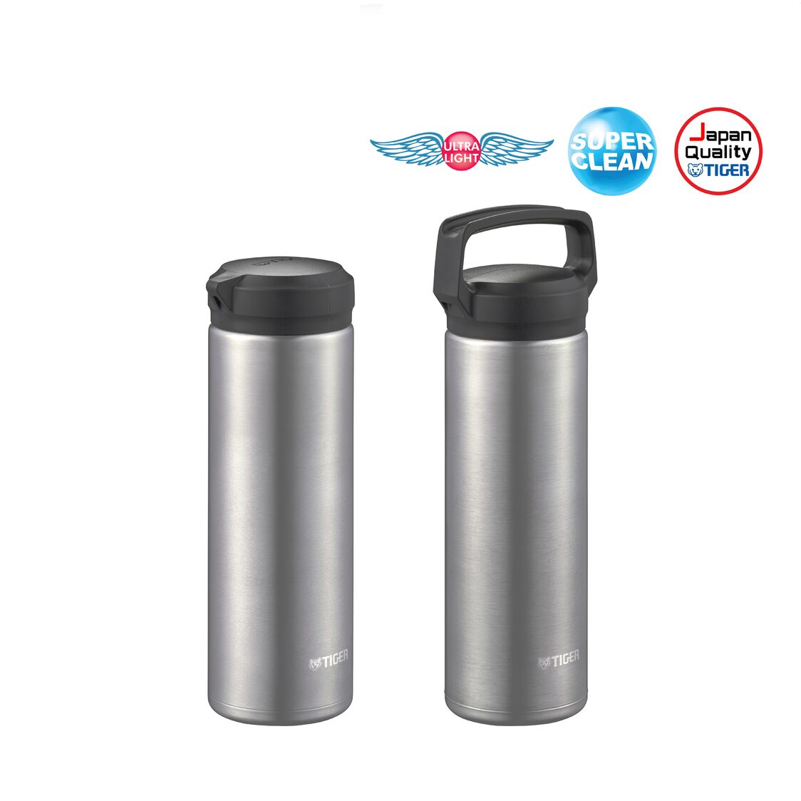 Tiger 2pc Double Stainless Steel Bottle Set 480ml (MEA-A048 & MEA-B048)
