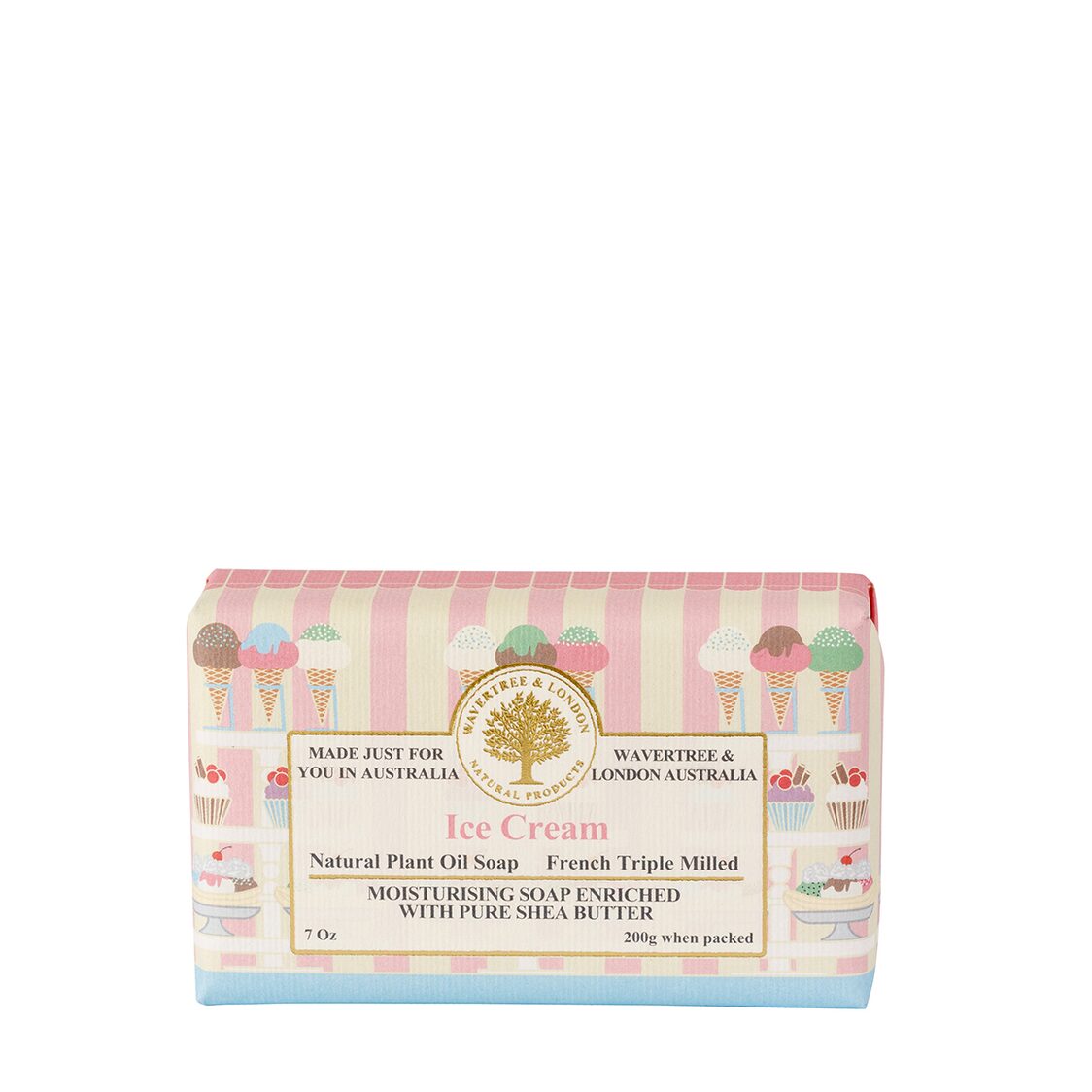 Wavertree & London Ice Cream Soap Bar 200g