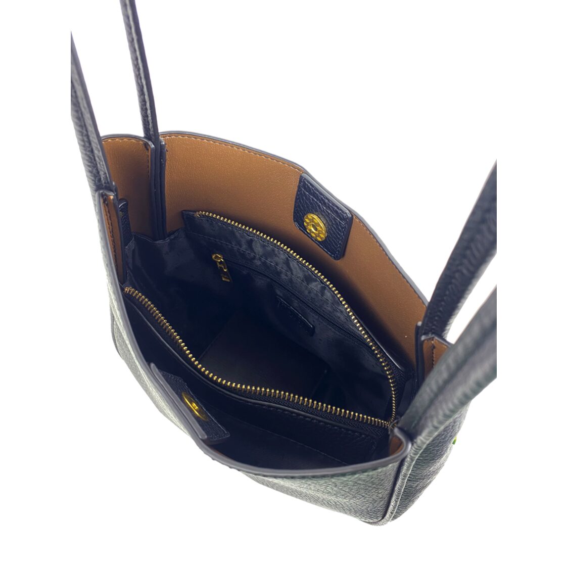 Mel&Co Pebbled Double Handle Shoulder Bag