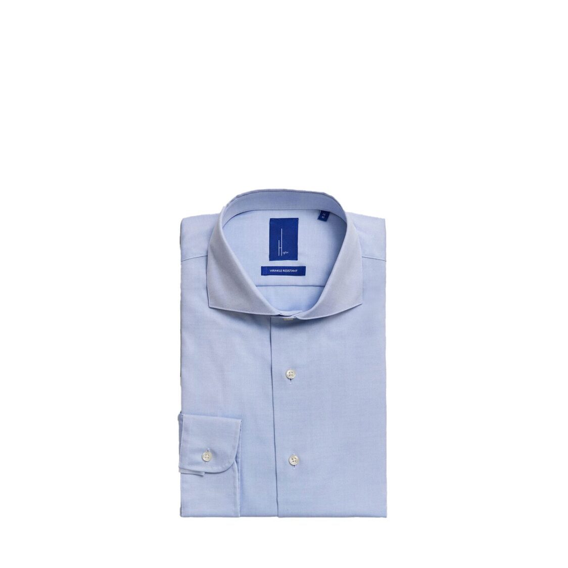 Highr Long Sleeve Shirt Light Blue Pinpoint Oxford