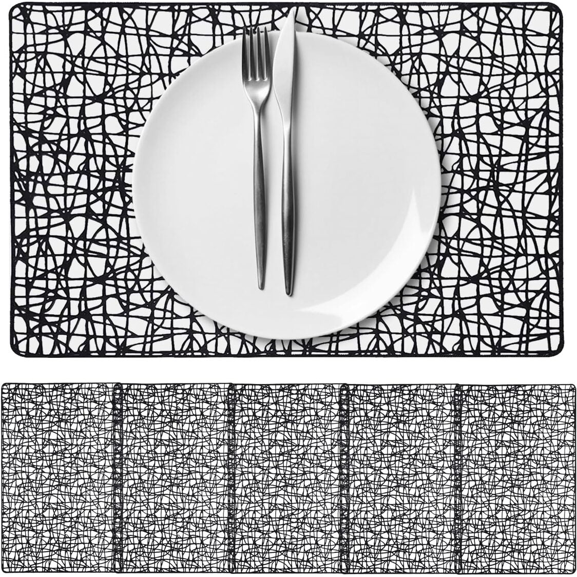 J. Rapee Fiesta Placemat Black