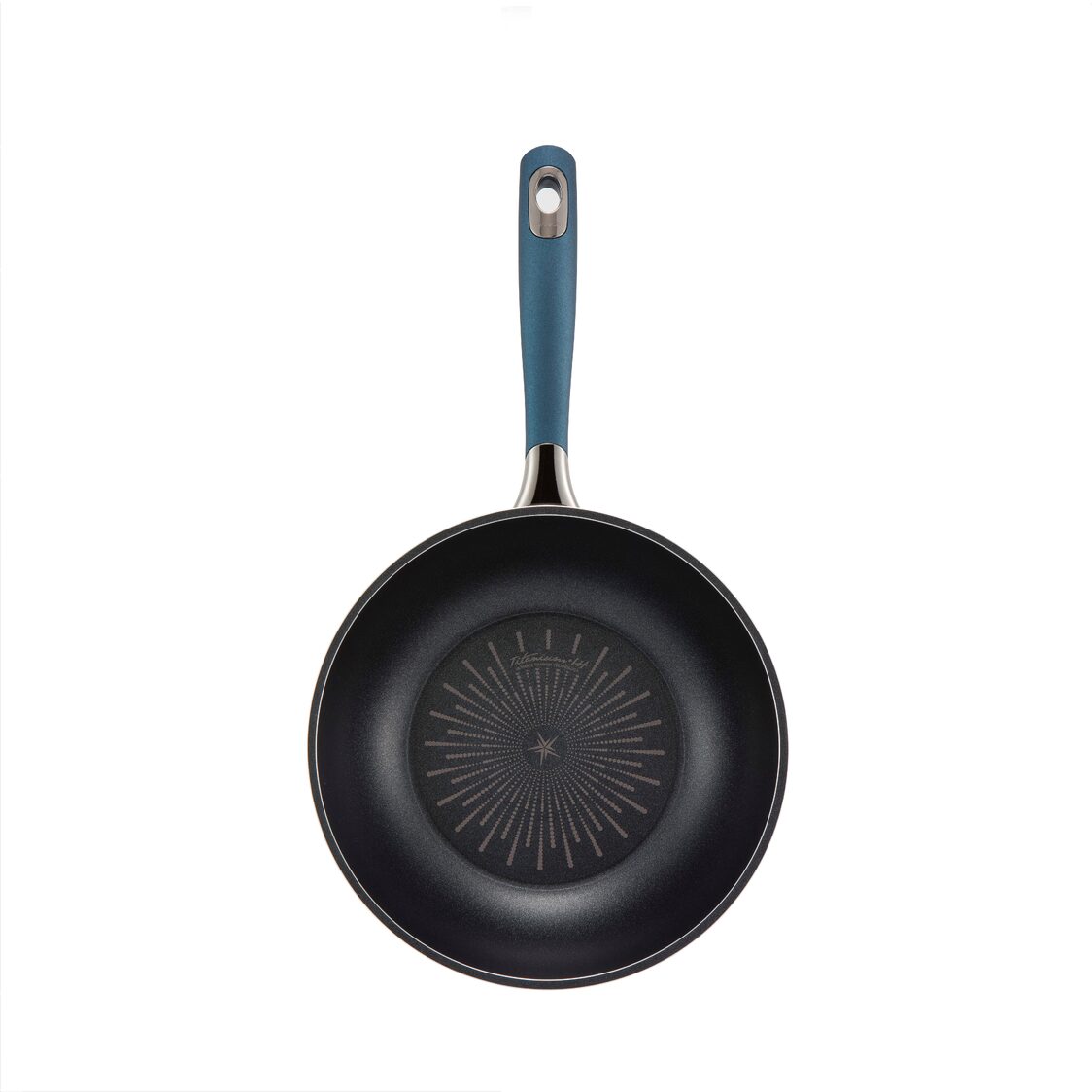 Happycall Classic Titanium IH 28cm Wok Pan With Glass Lid (3900-0412)