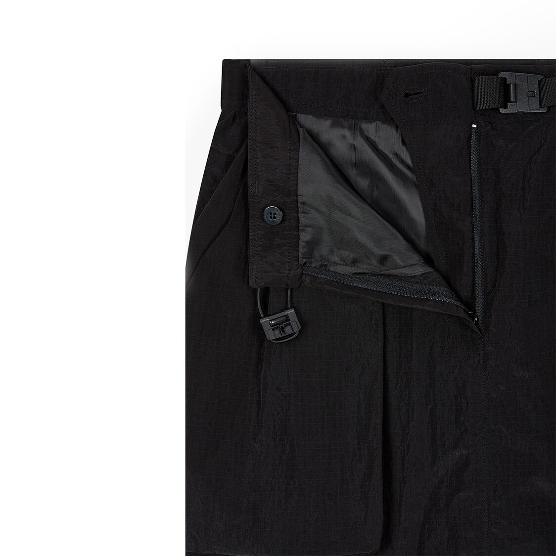 Studio Tomboy Ripstop Outdoor Short Skirt Black