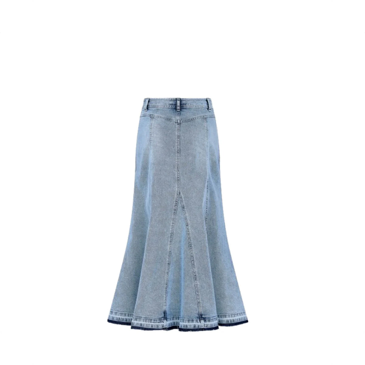 Voice Of Voices Mermaid Denim Flare Skirt Blue