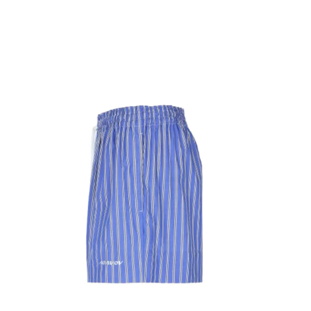 Voice Of Voices Stripe Zipper Pajama Shorts Blue