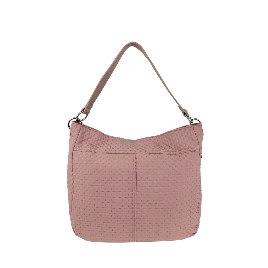 Mel&Co Embossed Nylon Single Handle Bag