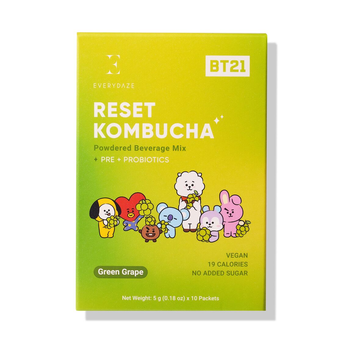 Everydaze Reset Kombucha 10 Sachets