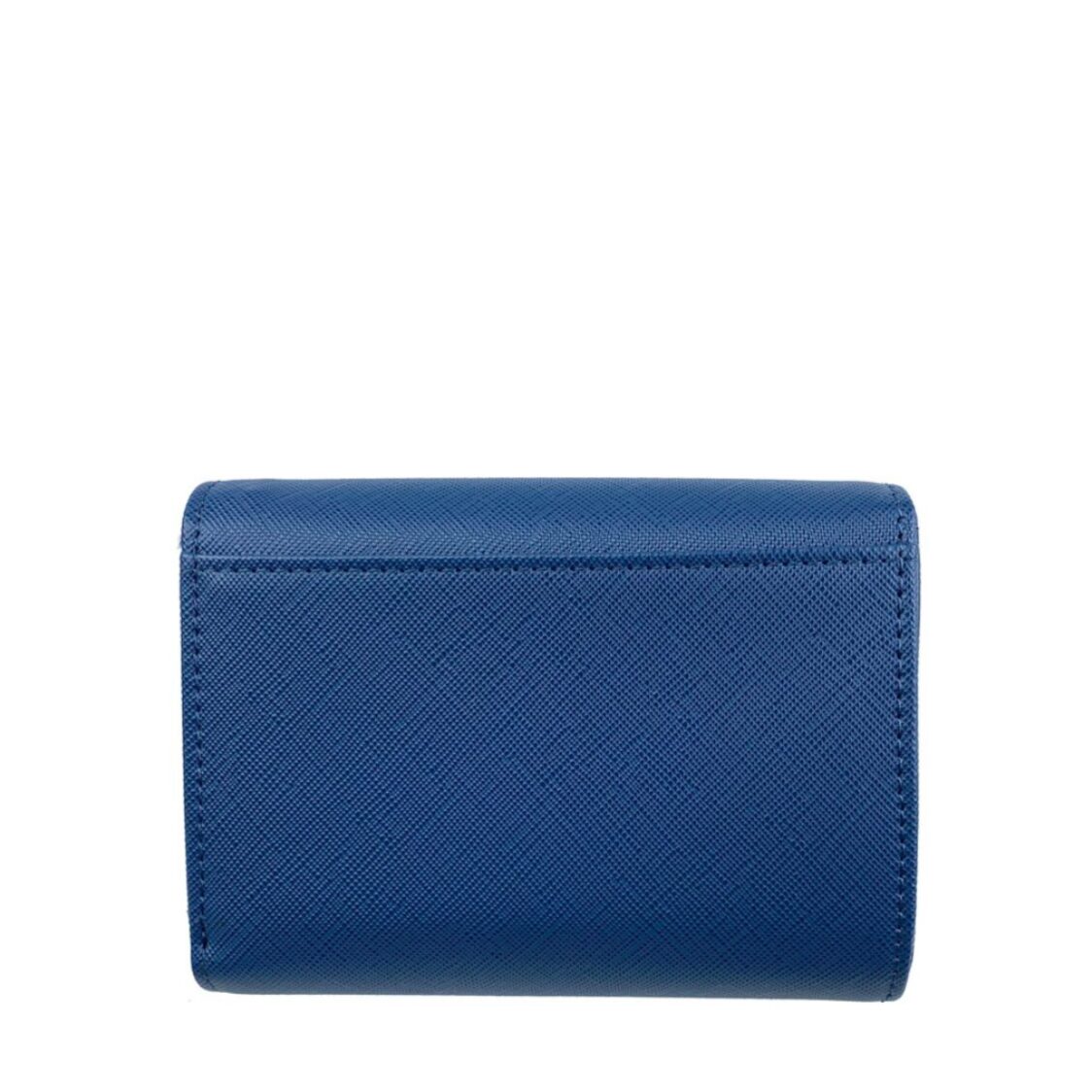 Mel&Co Saffiano Leatherette Half Flap Mid-Size Wallet