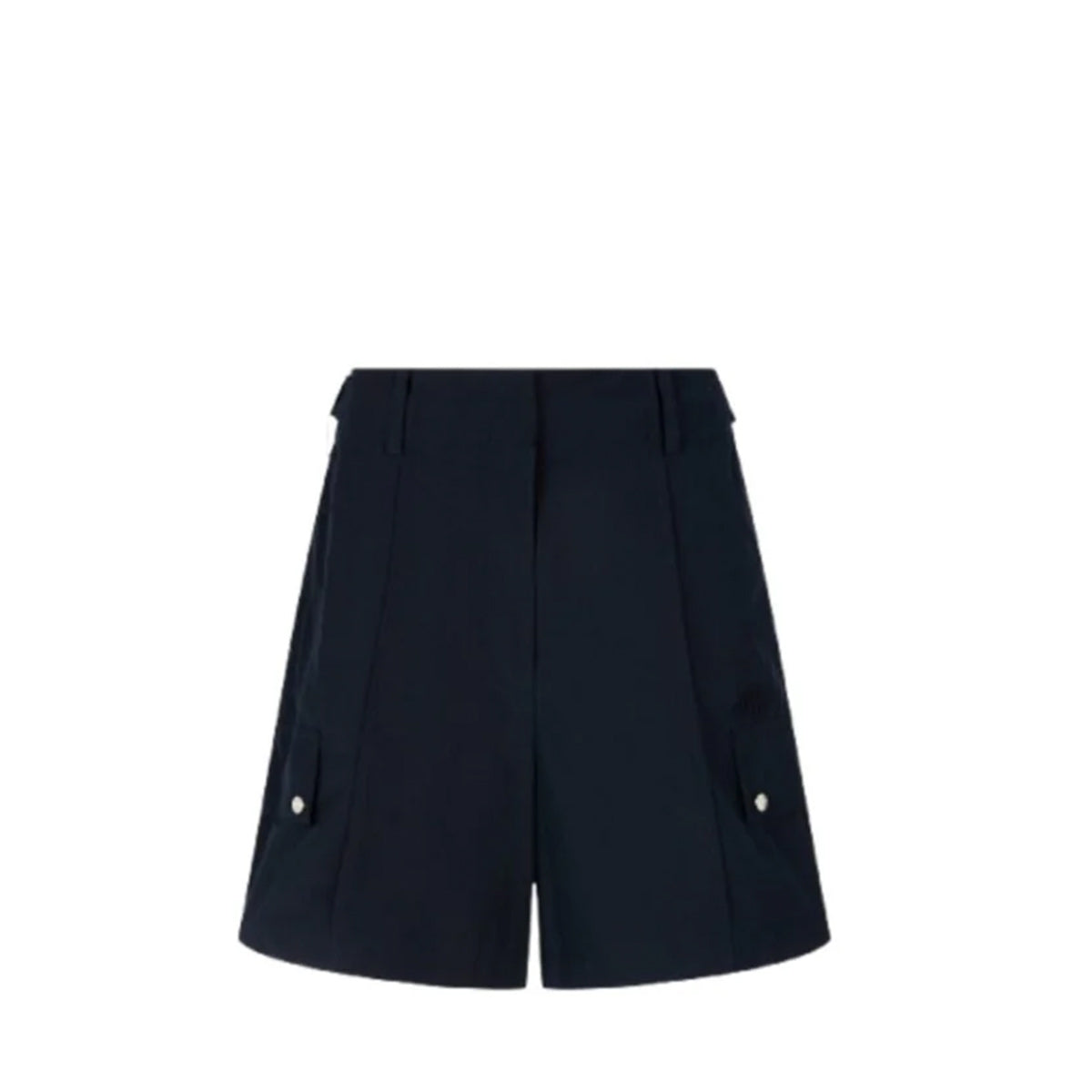 Voice Of Voices Logo Flap Detailed Shorts D/Navy