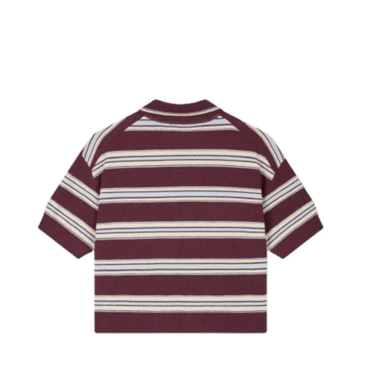 Voice Of Voices Stripe Collar Knit Brown