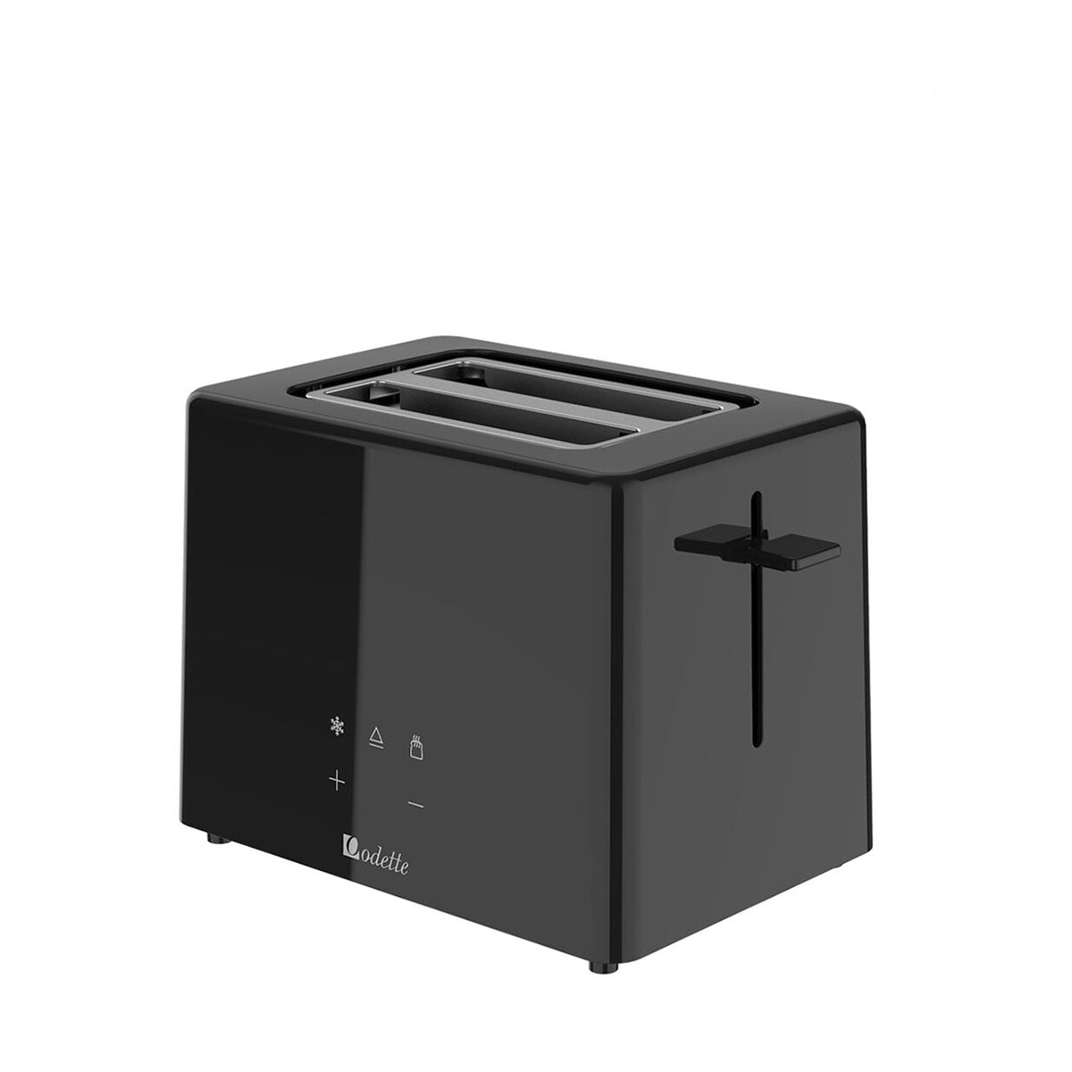 Odette Advanced Digital Touch Panel 2-Slice Bread Toaster With Croissant Warming Rack