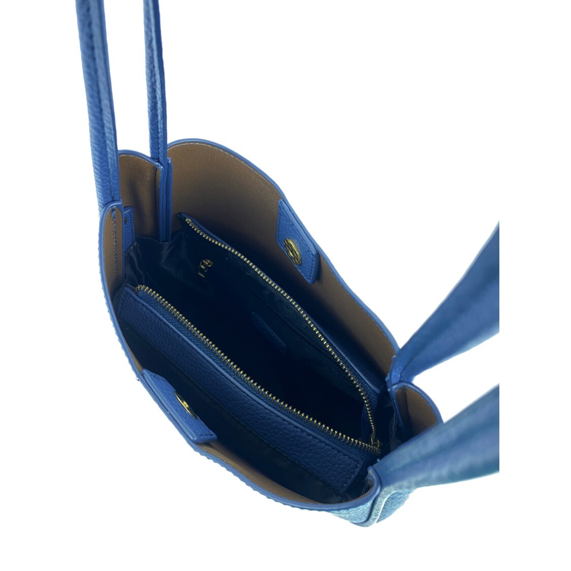 Mel&Co Pebbled Double Handle Shoulder Bag