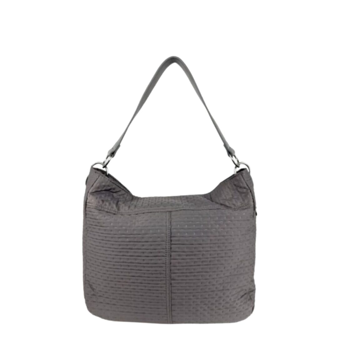 Mel&Co Embossed Nylon Single Handle Bag