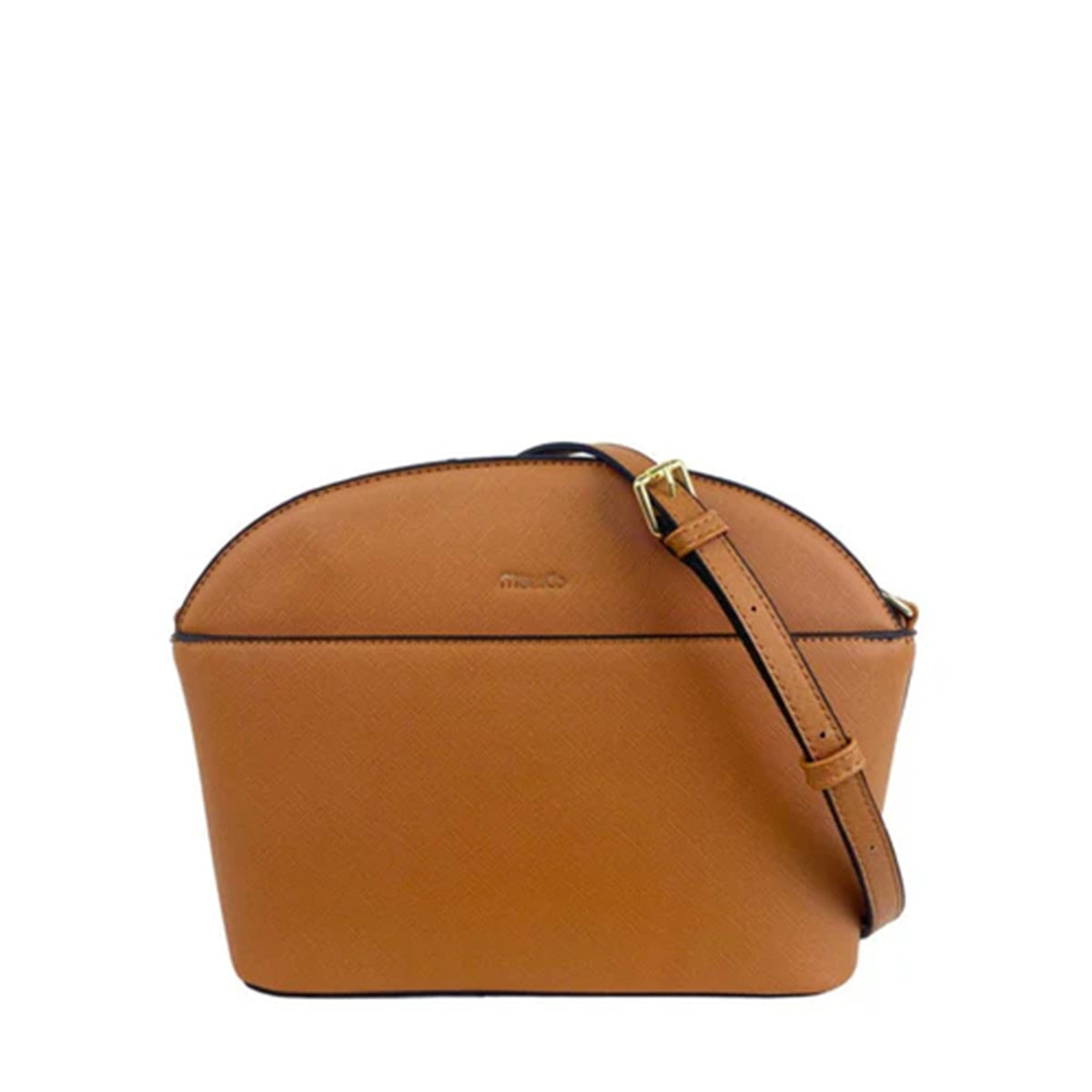 Mel&Co Saffiano-Effect Dome Sling Bag