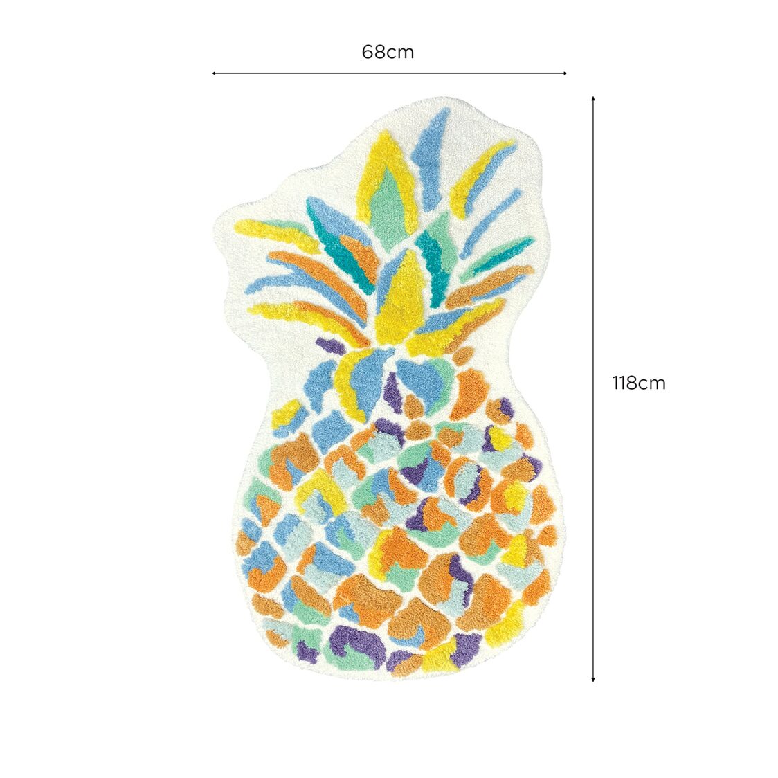 Charles Millen Signature Collection Tapestry 100% Microfibre Anti-Slip Mat – Zesty