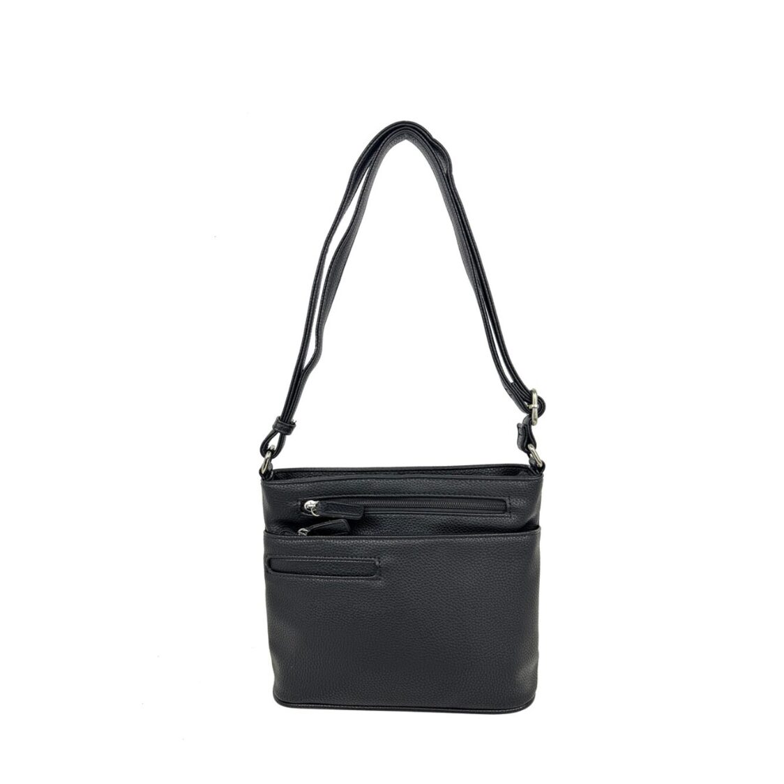 Mel&Co Lychee Embossed Multiple Pockets Sling Bag