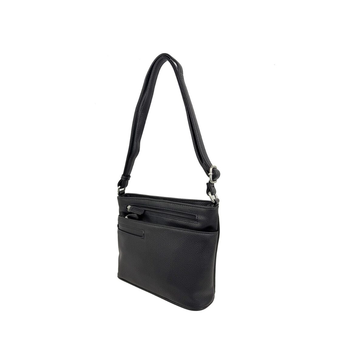 Mel&Co Lychee Embossed Multiple Pockets Sling Bag