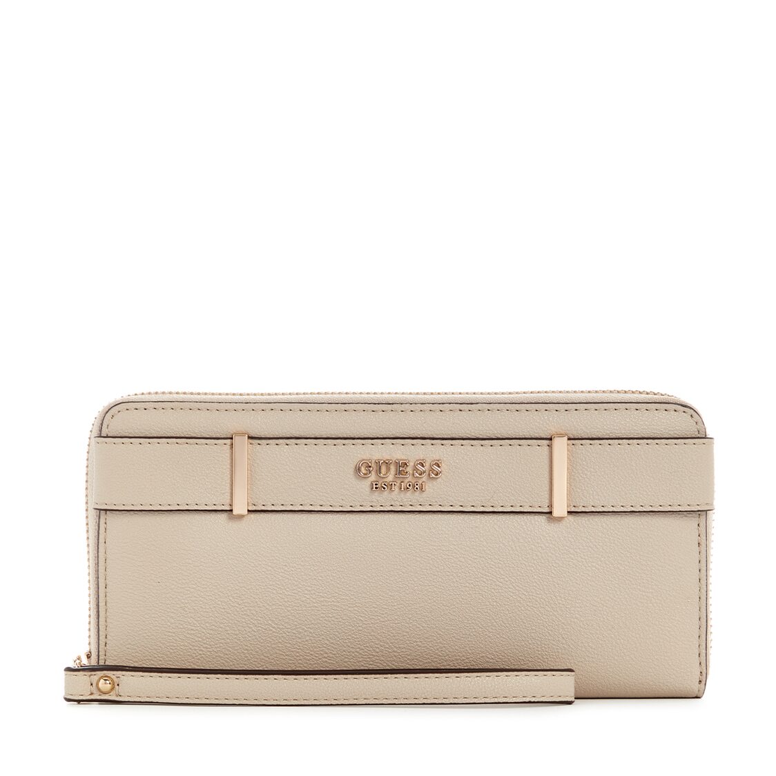 Guess Anadela Slg Large Zip Around,Taupe