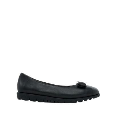 Barani Leather Pumps/Ballet Flats 8841 - 33 (With Fixed Buckle) - Black - Metro Singapore Departmental Store - Celebrating 69 Years in SG