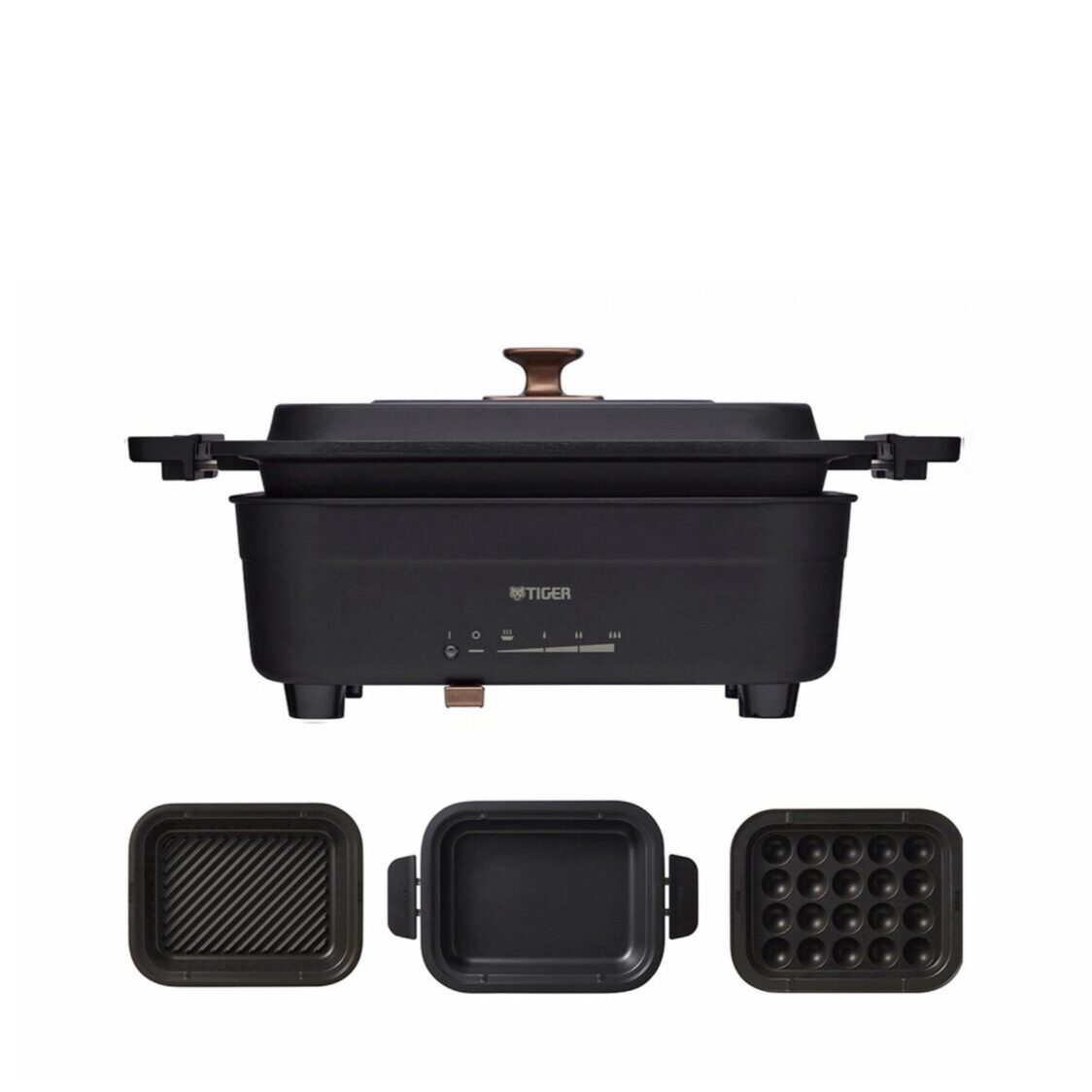 TIGER 3-in-1 Electric Griddle Cooking Wares - Black (CRL-A30S K)