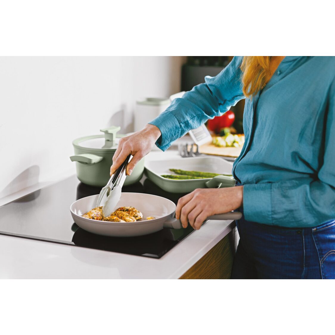 Berghoff Serving Tongs Balance 27Cm Light Green