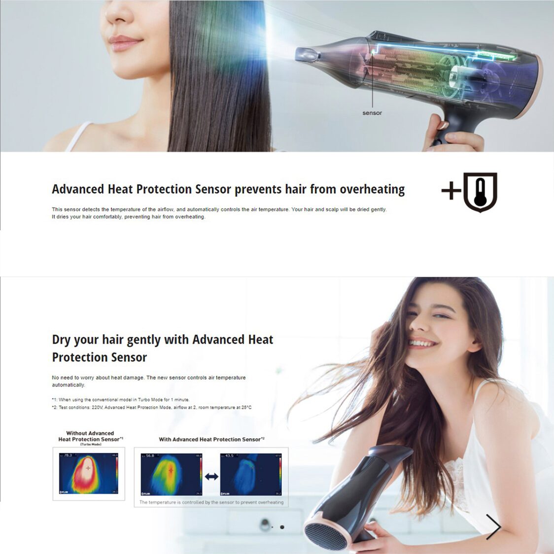 PANASONIC Ionity Hair Dryer with Diffuser 2500W (EH-NE82K605)