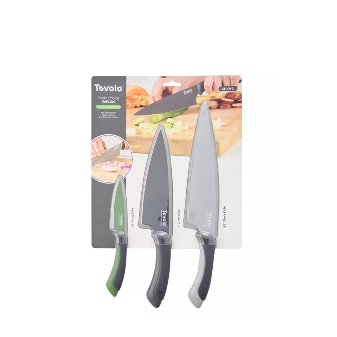Tovolo Comfort Grip Chef and Paring Knife Set