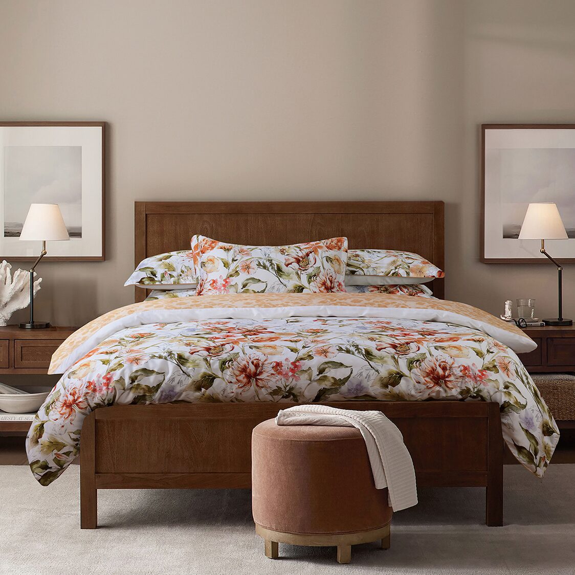 Bellami Heirloom Printed Bed Set - Chloe - Metro Singapore Departmental Store - Celebrating 69 Years in SG