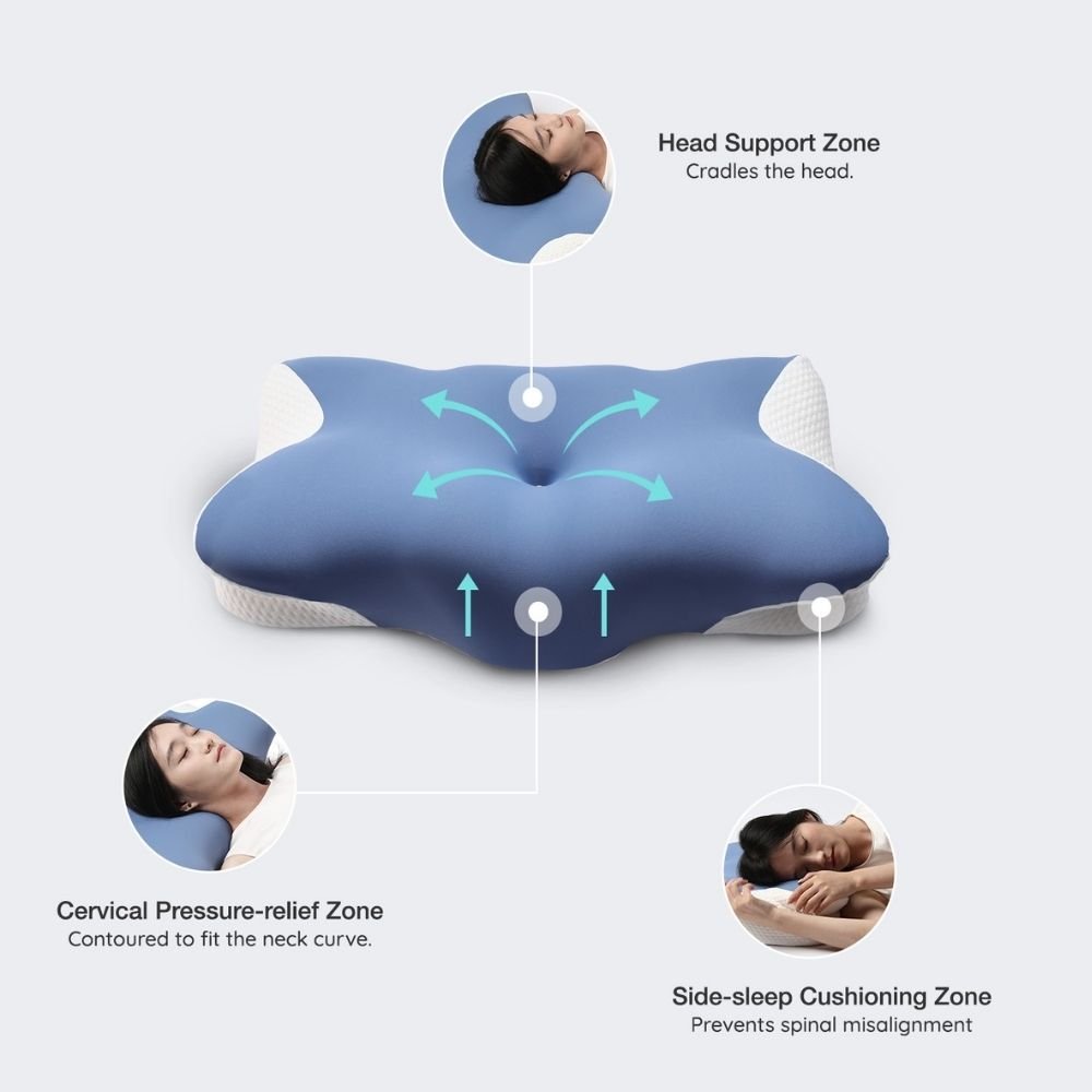 Bellami Plus Dream Morph Memory Foam Pillow - Metro Singapore Departmental Store - Celebrating 69 Years in SG