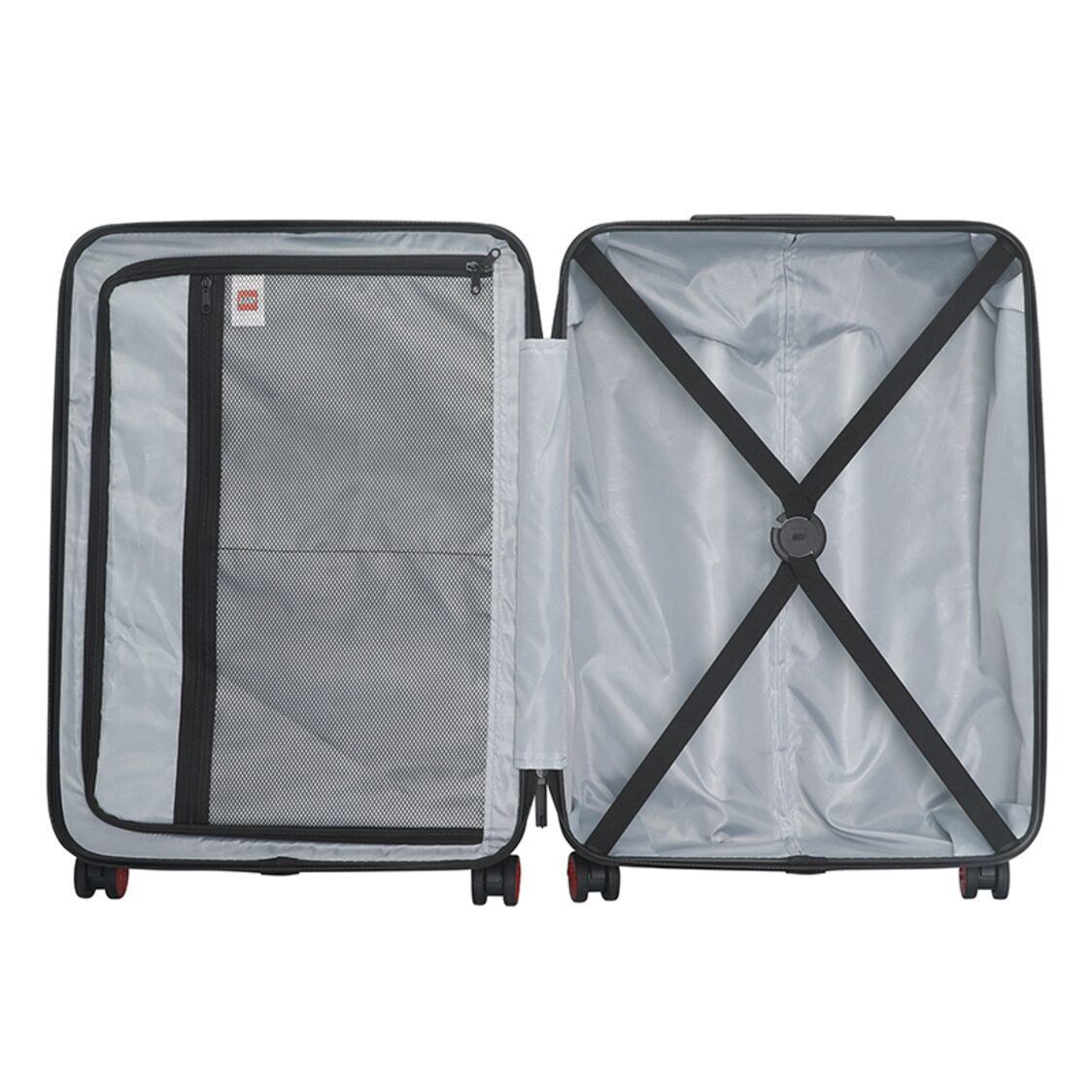 Lego Lego Brick 2x2 Trolley Black / Bright Red