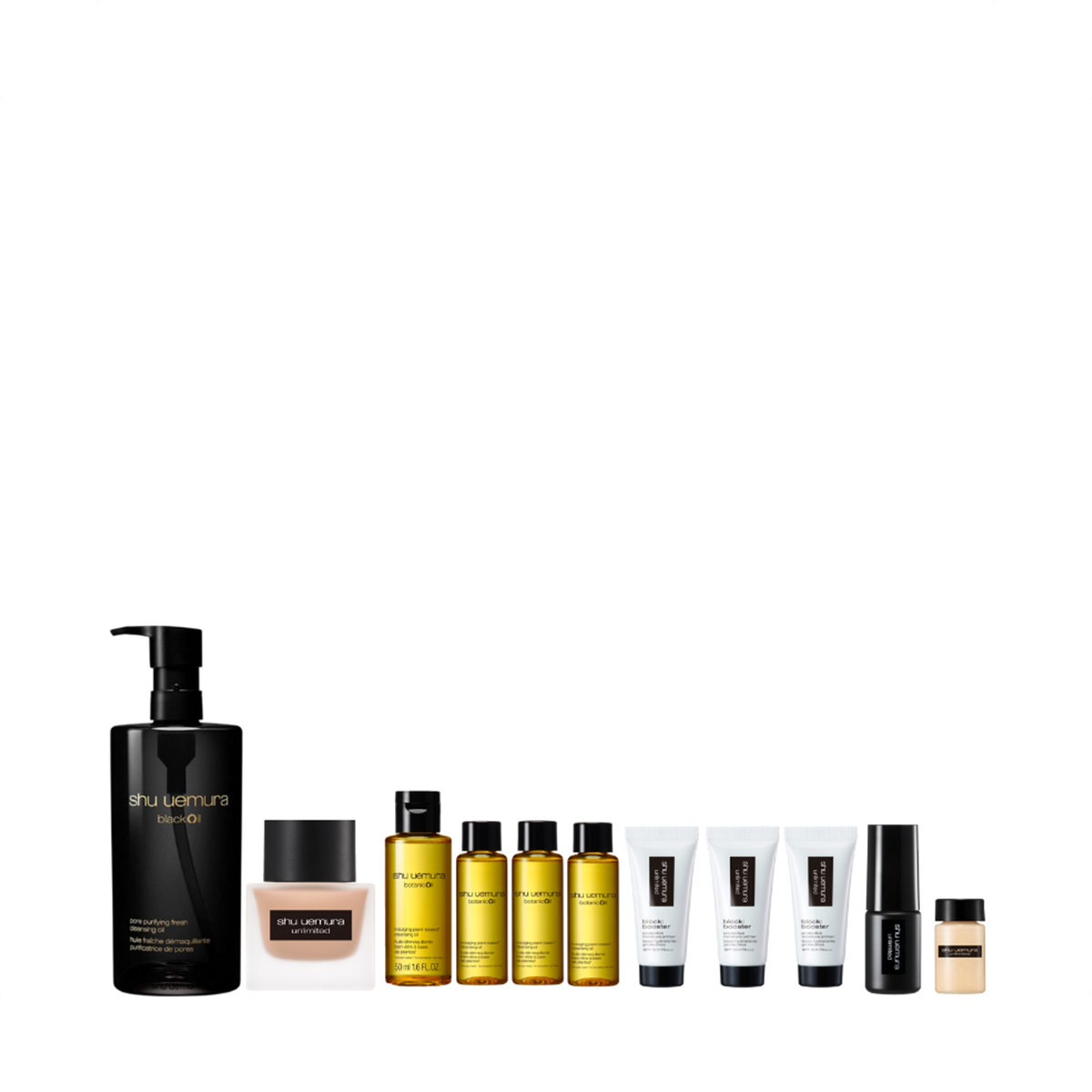 Shu Uemura Blackoil Cleansing Oil + Advanced Ultimate Foundation Set (Worth $494)
