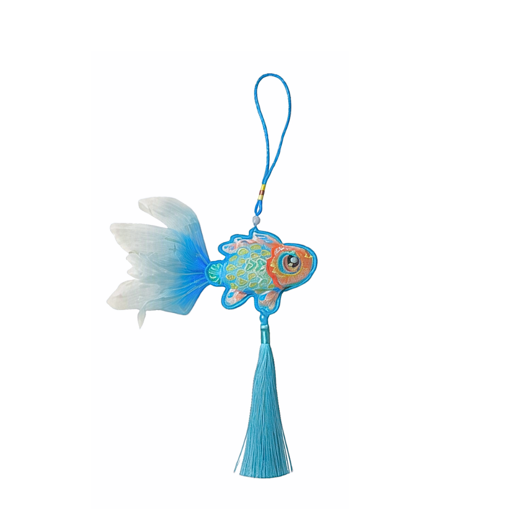 Blue Fish Ornament