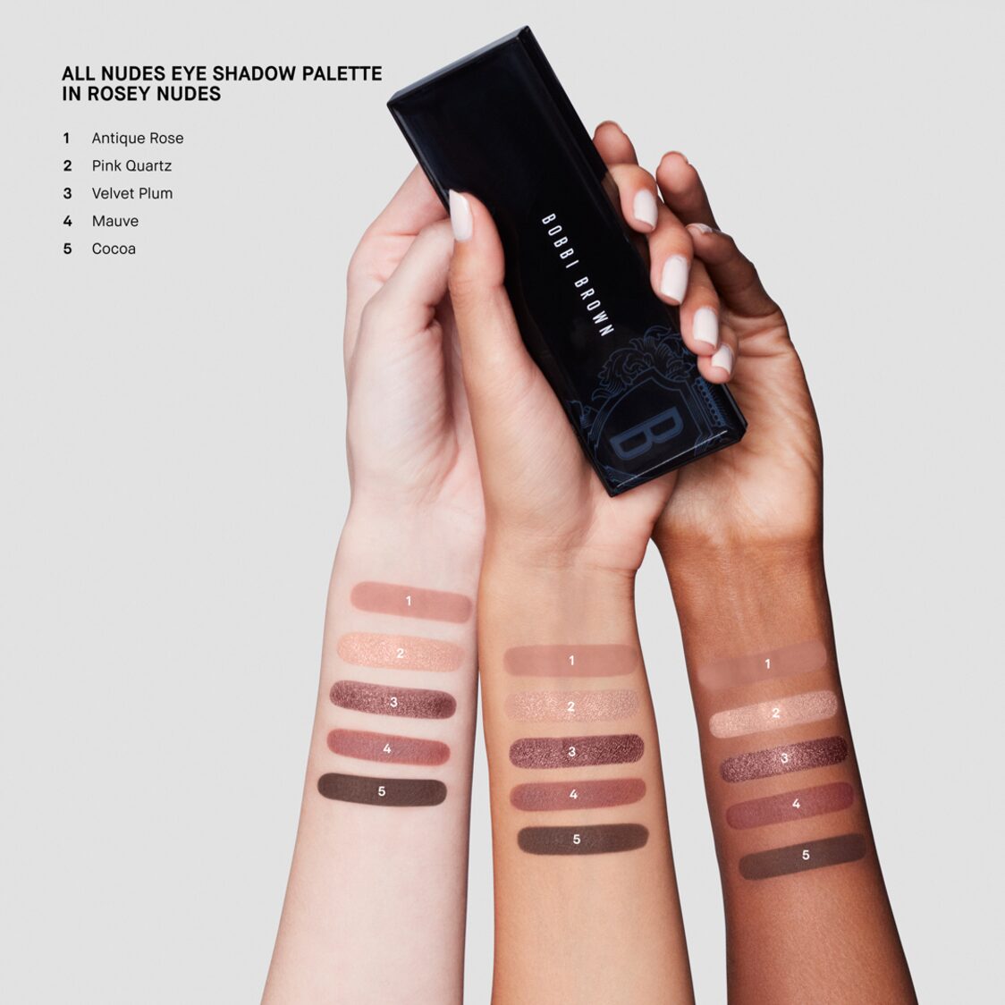 Bobbi Brown Rosey Nudes Eye Shadow Palette - Metro Singapore Departmental Store - Celebrating 69 Years in SG