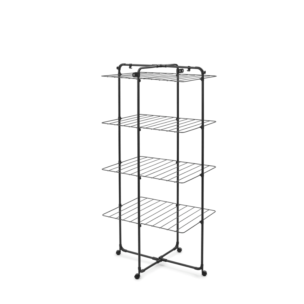 Brabantia Hangon Tower Drying Rack, 30 Metres Matt Black - Metro Singapore Departmental Store - Celebrating 69 Years in SG