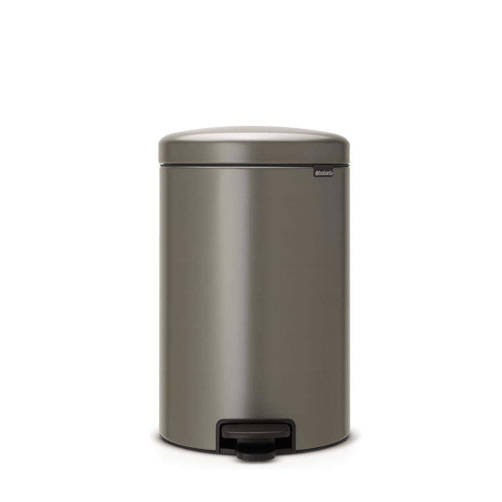 Brabantia Pedal Bin Newicon 20L Soft Closing - Platinum - Metro Singapore Departmental Store - Celebrating 69 Years in SG