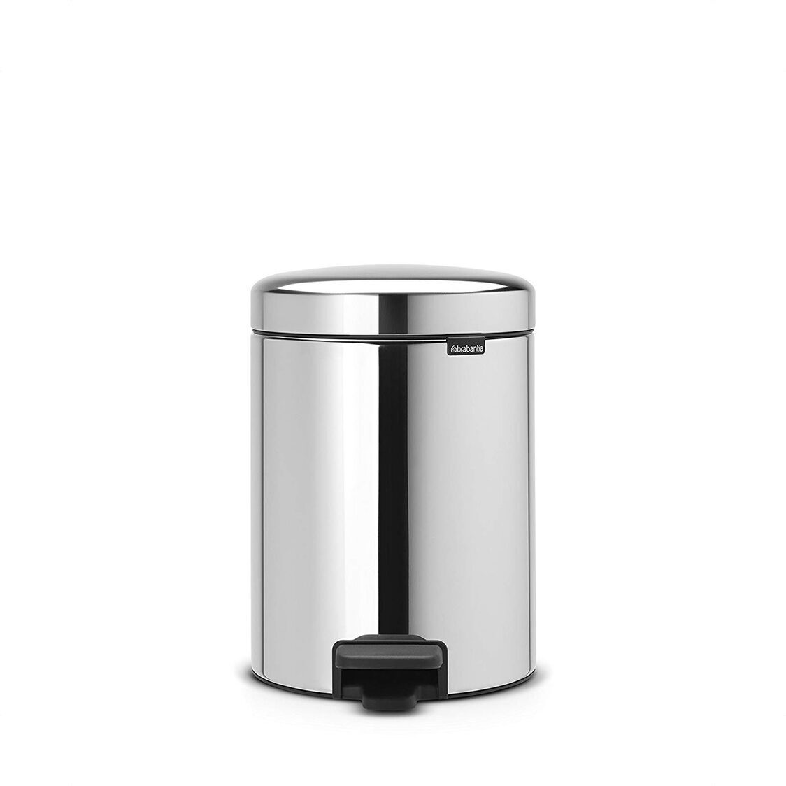 Brabantia Pedal Bin NewIcon Soft Closing 5L - Matt Steel - Metro Singapore Departmental Store - Celebrating 69 Years in SG