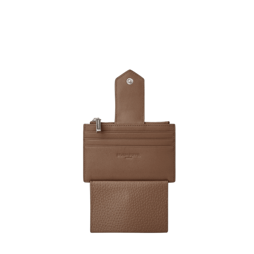 Braun Buffel Bindan Card Holder With External Coin Compartment - Metro Singapore Departmental Store - Celebrating 69 Years in SG