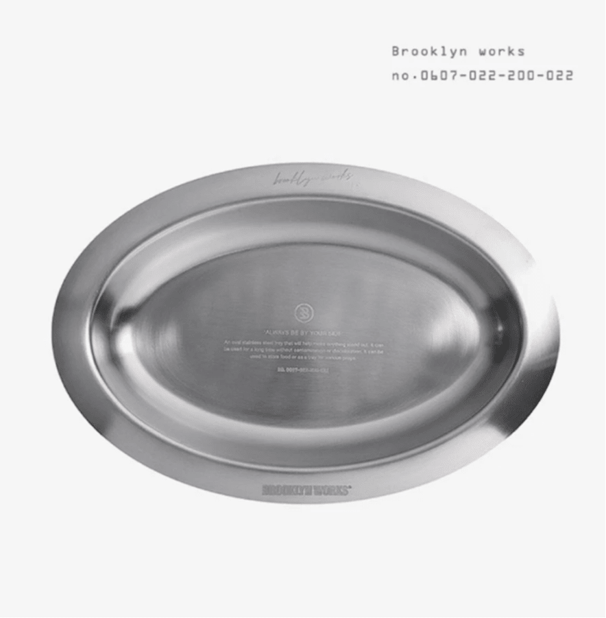 Brooklyn Works Oval Plate - Metro Singapore Departmental Store - Celebrating 69 Years in SG