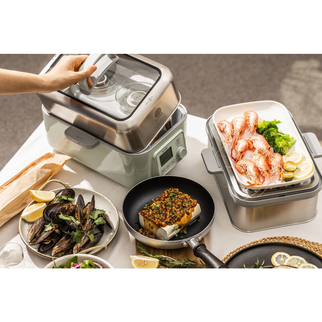 Buydeem 2 - Tier Multi Food Steamer BD60724 - Metro Singapore Departmental Store - Celebrating 69 Years in SG