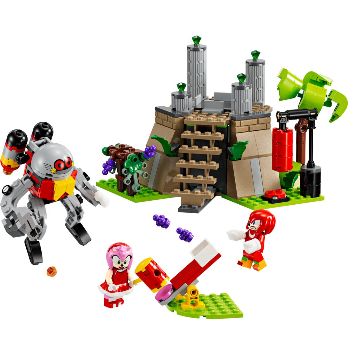 Lego Knuckles and the Master Emerald Shrine 76998