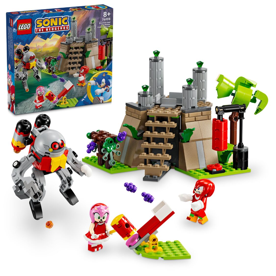Lego Knuckles and the Master Emerald Shrine 76998