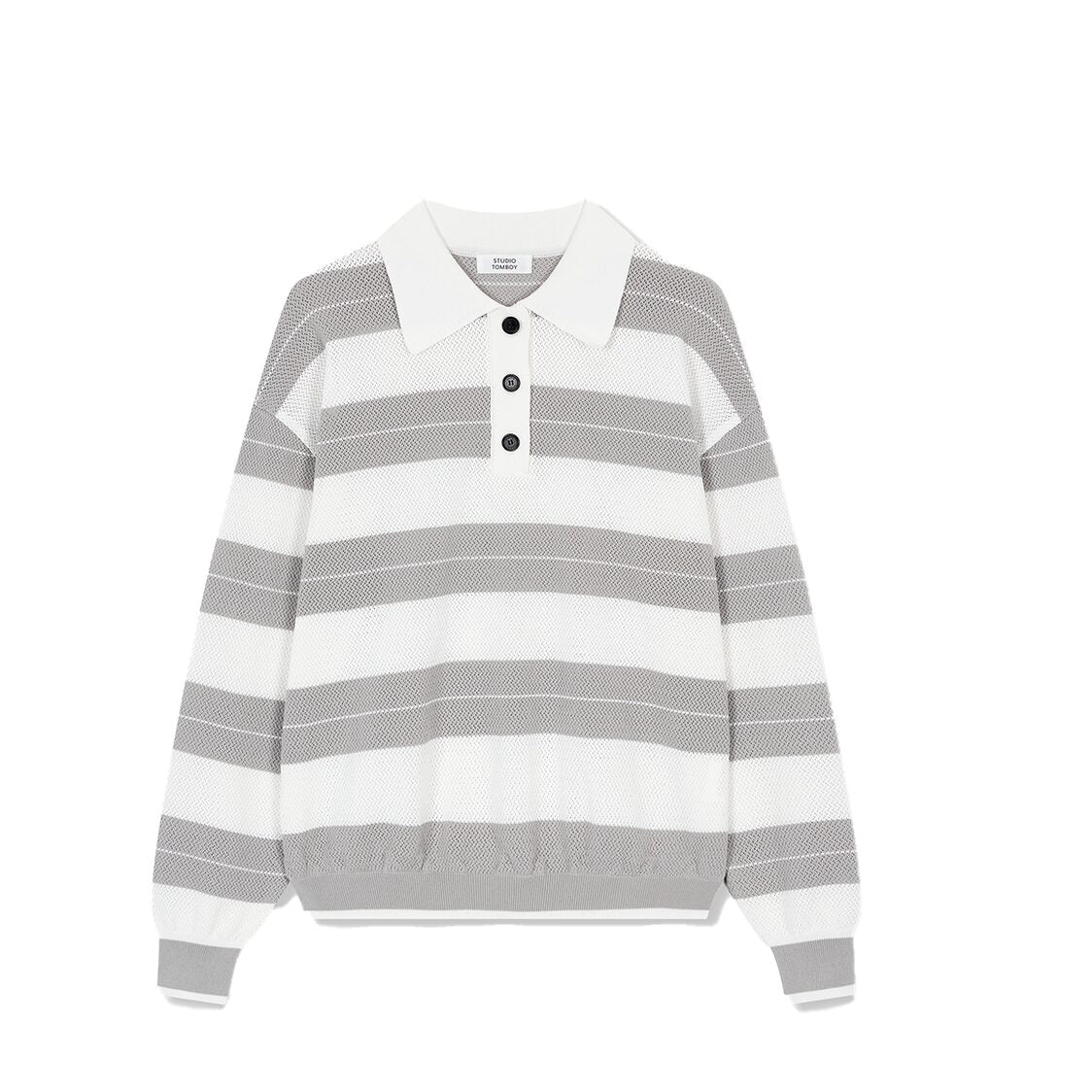 Studio Tomboy Tangara Collar Sweater Grey
