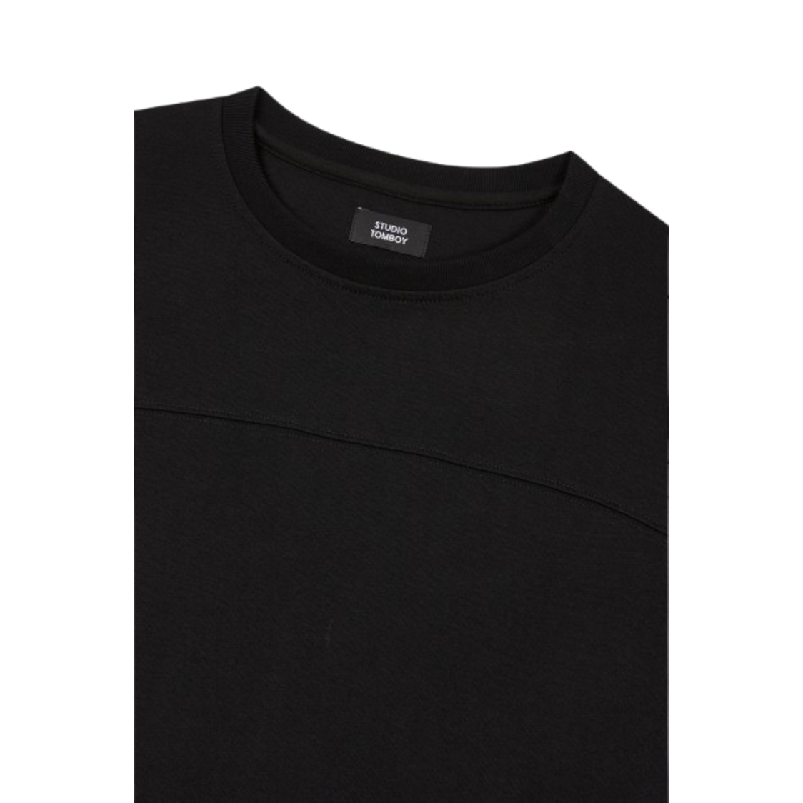 Studio Tomboy Sleeve Pocket Woven Color T-Shirt