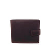Mel&Co Genuine Leather Bi-Fold With Snap Closure