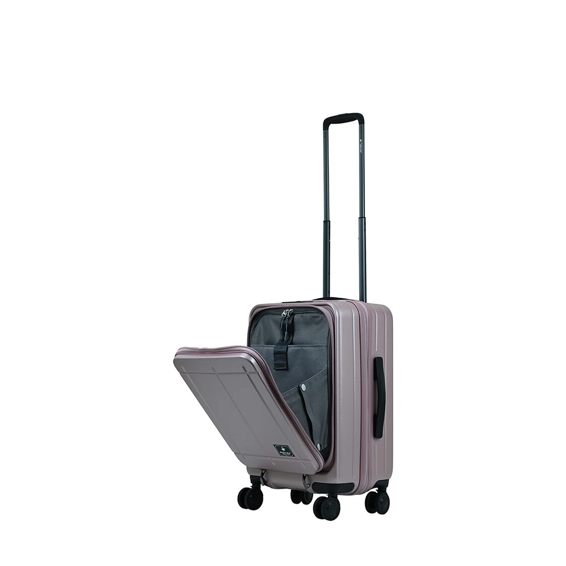 Beverly Hills Polo Club Top Opening Expandable Polycarbonate Hardside Trolley 24" - Rose Gold