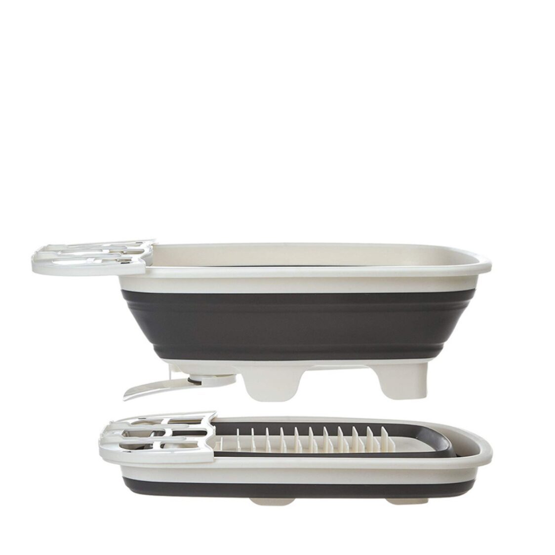 Progressive Prep Solutions Swivel Spout Collapsible Dish Drainer