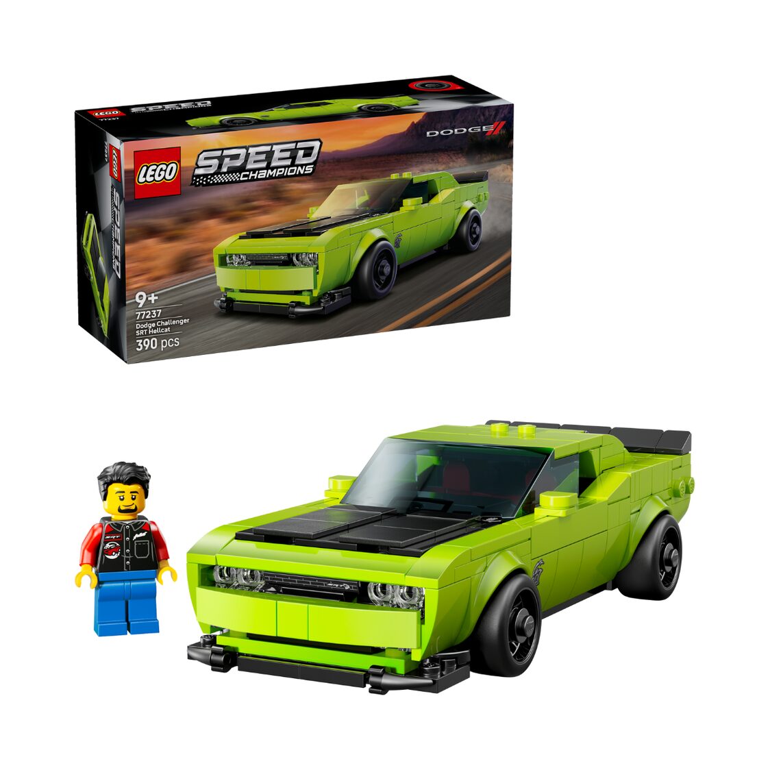 Lego Dodge Challenger SRT Hellcat Sports Car 77237