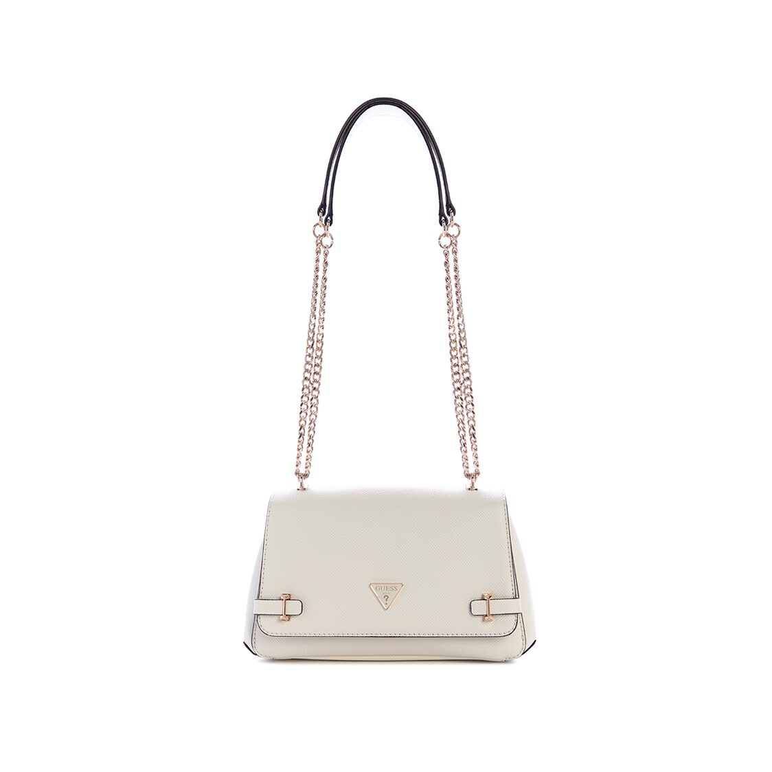 ROSALBA CONVERTIBLE CROSSBODY FLAP,OFF WHITE
